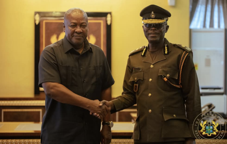 Mahama express gratitude to 3 outgoing Service Commanders